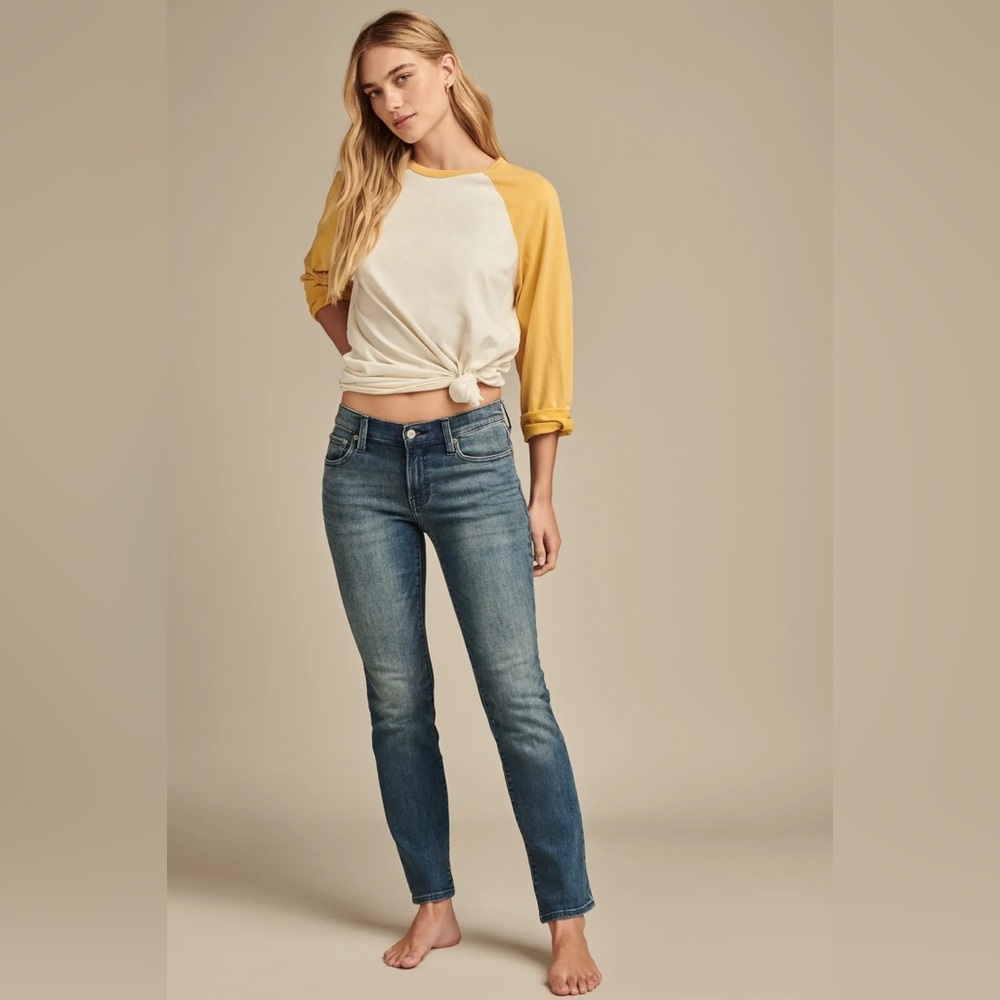 Lucky Mid Rise Sweet Straight Jeans